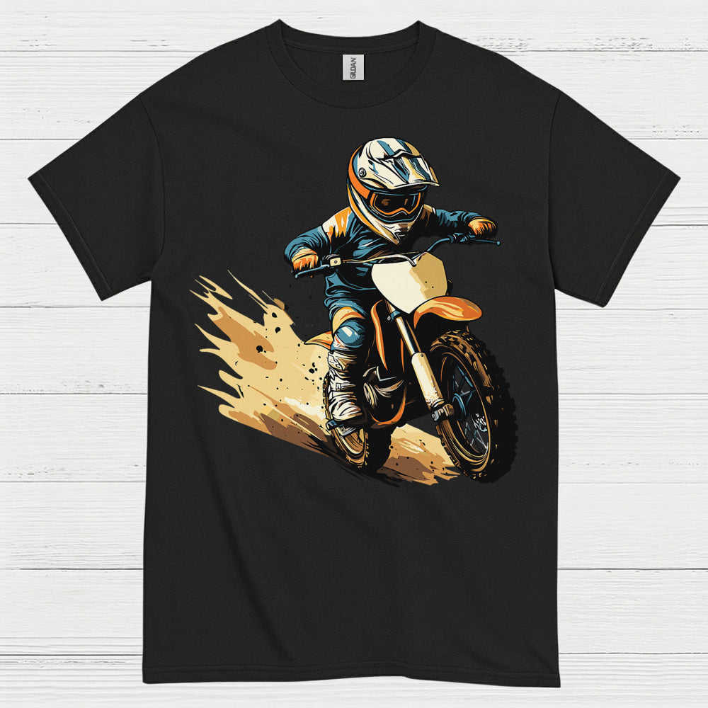 Motocross Action Rider Graphic T Shirt