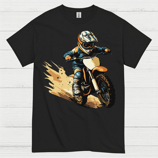 Motocross Action Rider Graphic T Shirt
