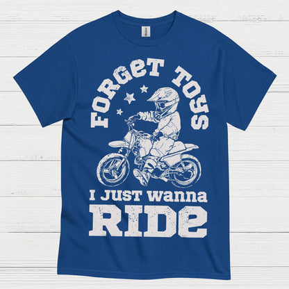Forget This Just Wanna Ride Motocross T Shirt