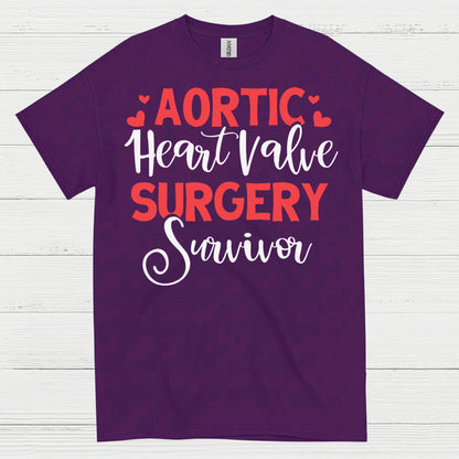 Aortic Heart Valve Surgery Survivor T Shirt