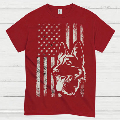 American Shepherd Flag T Shirt