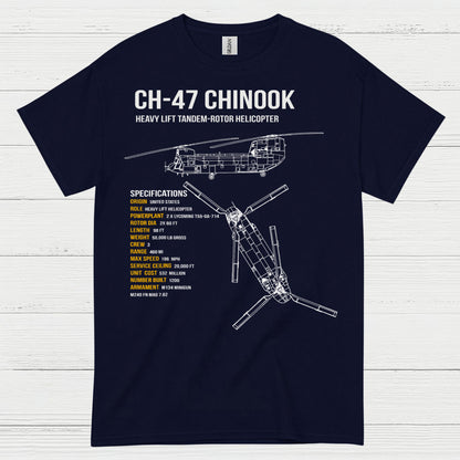 CH-47 Chinook Heavy Lift Aviation T Shirt