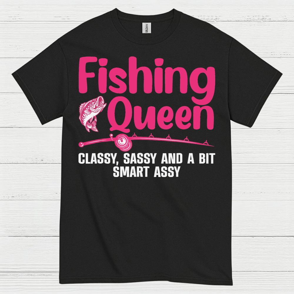 Fishing Queen Funny T Shirt
