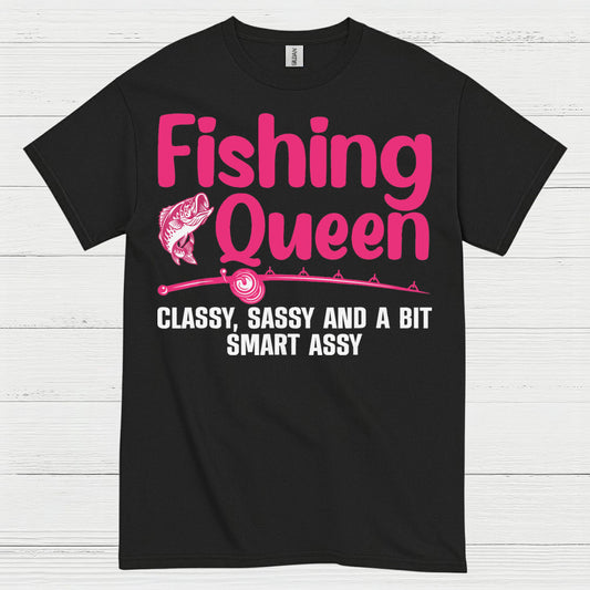 Fishing Queen Funny T Shirt
