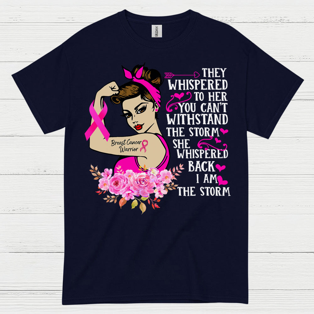 Breast Cancer Warrior Strong Woman T Shirt