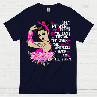 Breast Cancer Warrior Strong Woman T Shirt