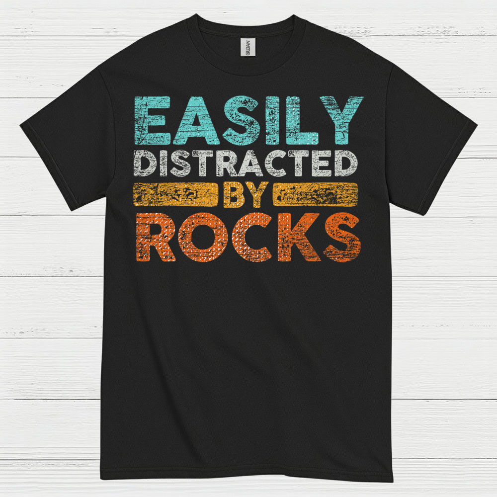 Easily Distracted Rock Lover T Shirt