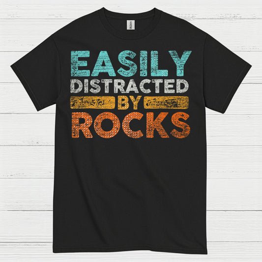 Easily Distracted Rock Lover T Shirt