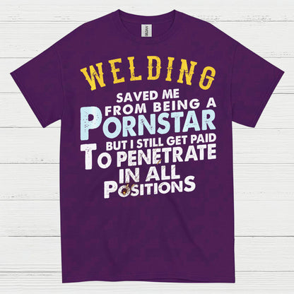 Funny Welding Positions T Shirt