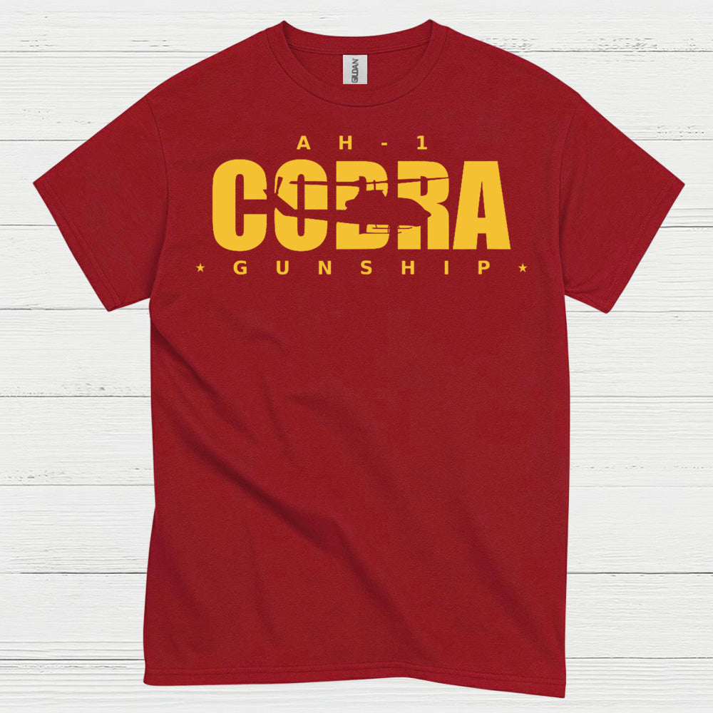 AH-1 Cobra Gunship Military T Shirt