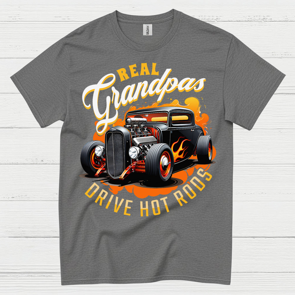 Real Grandpas Drive Hot Rods T Shirt