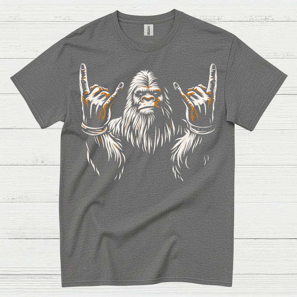Rock On Bigfoot T Shirt