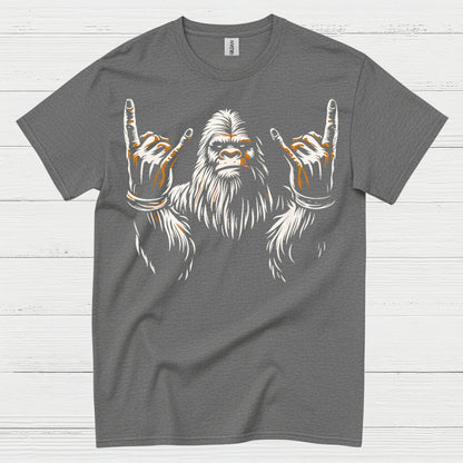 Rock On Bigfoot T Shirt