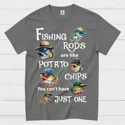 Fishing Rods Potato Chips T Shirt