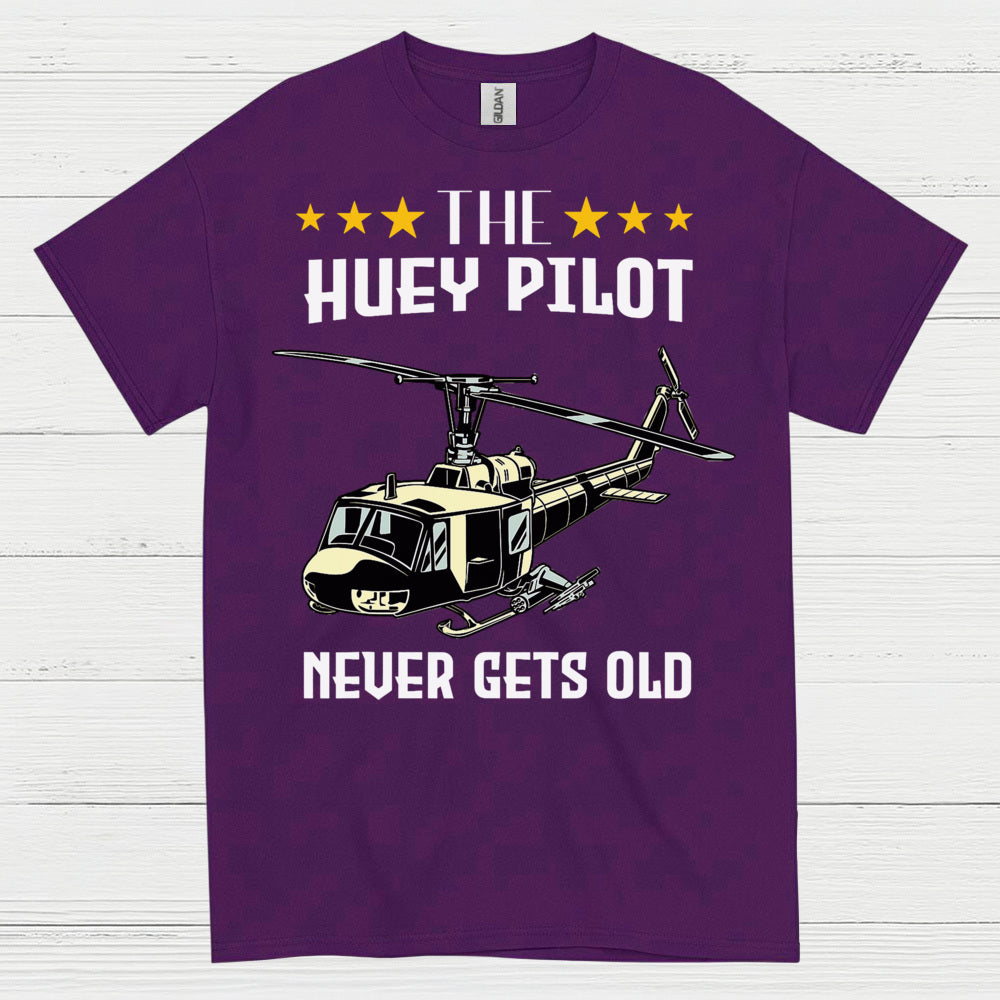 The Huey Pilot Never Gets Old T Shirt