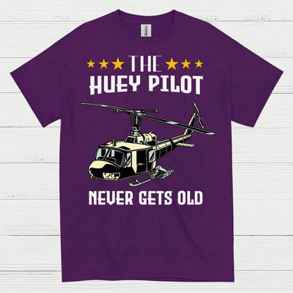 The Huey Pilot Never Gets Old T Shirt
