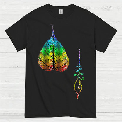 Chakra Leaf Spiritual Energy T Shirt