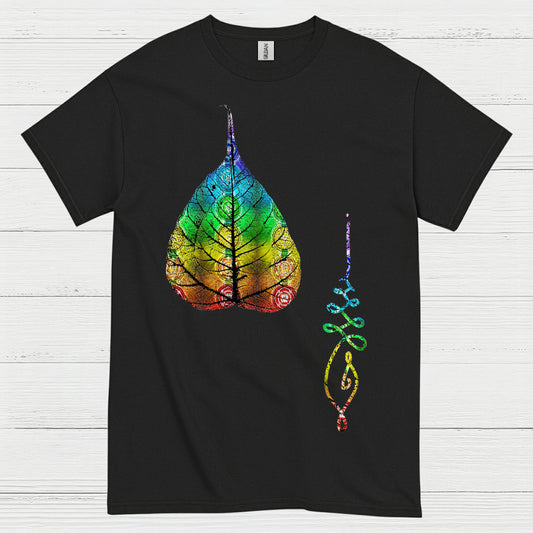 Chakra Leaf Spiritual Energy T Shirt