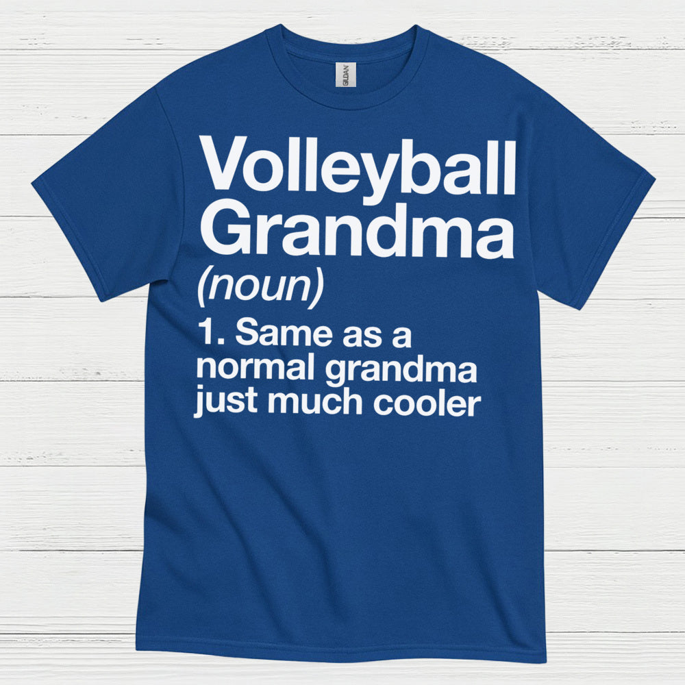 Volleyball Grandma Definition T Shirt
