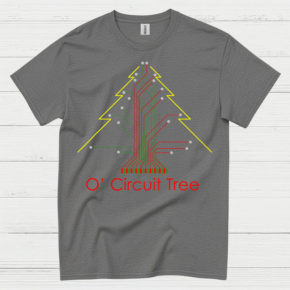 Circuit Tree Christmas T Shirt