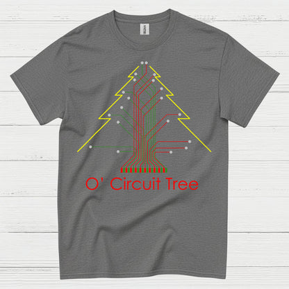 Circuit Tree Christmas T Shirt