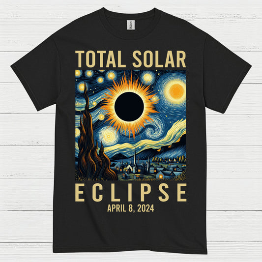 Total Solar Eclipse Art T Shirt
