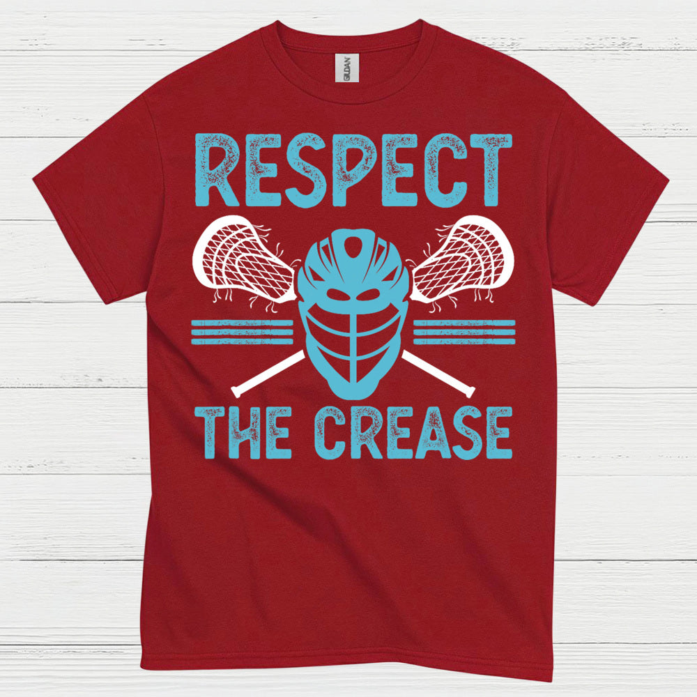 Respect The Crease Lacrosse T Shirt