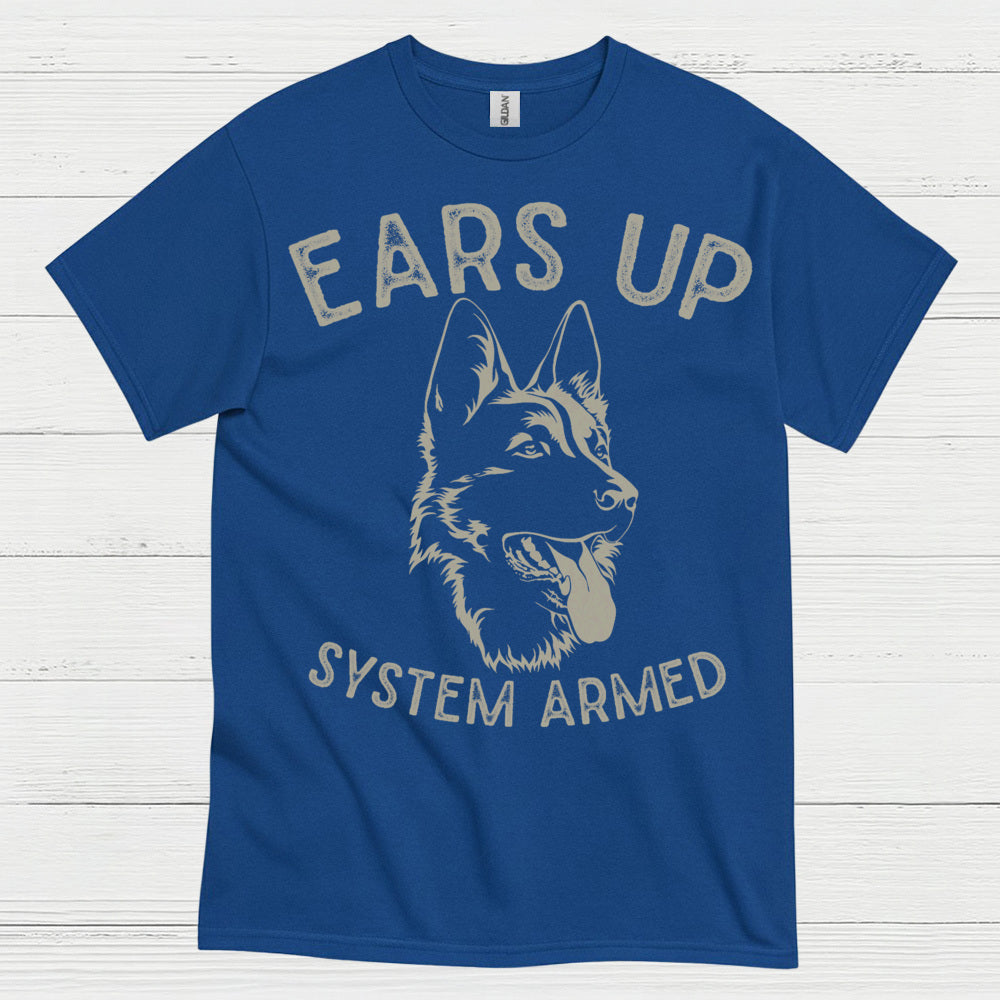 German Shepherd Alert Loyalty Guard Dog T Shirt