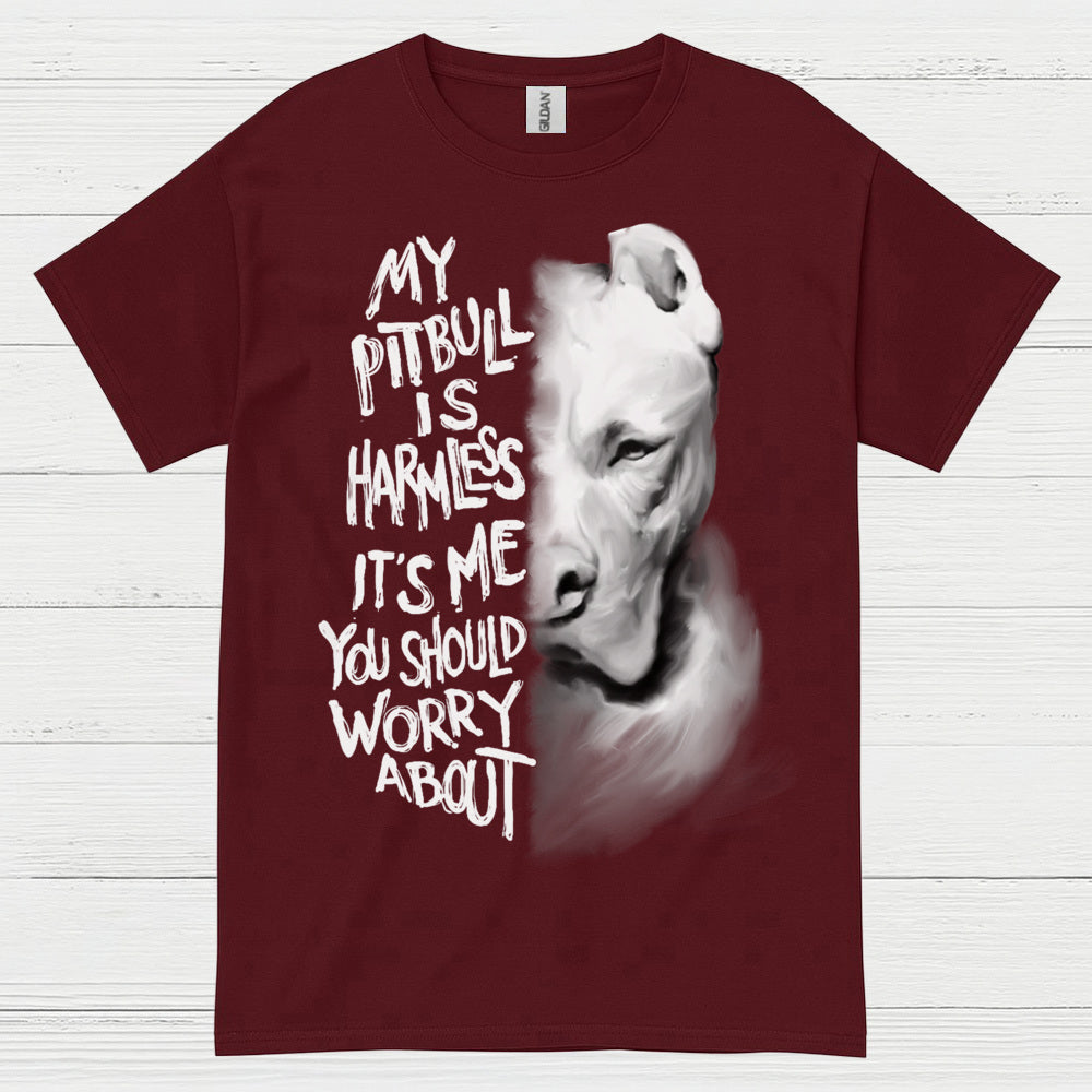 My Pitbull Is Harmless Quote T Shirt