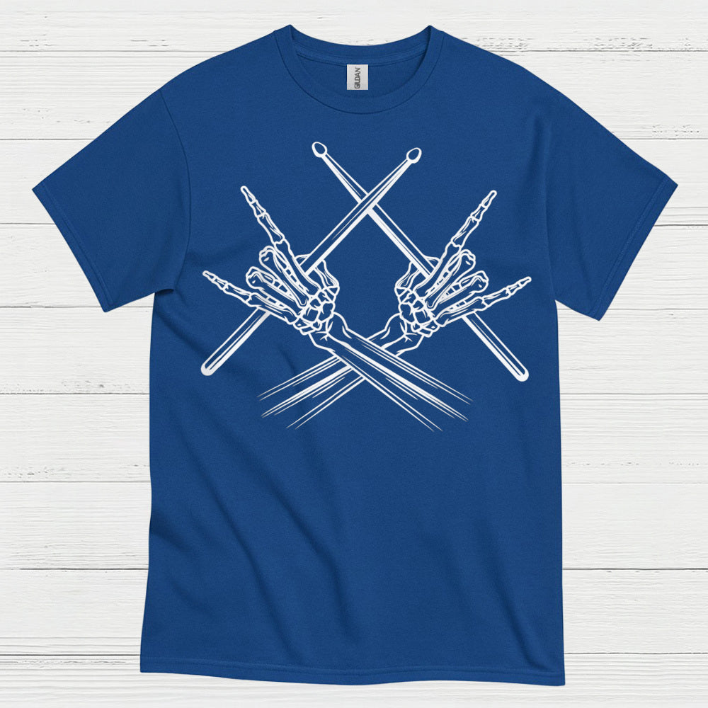 Skeleton Drummer T Shirt