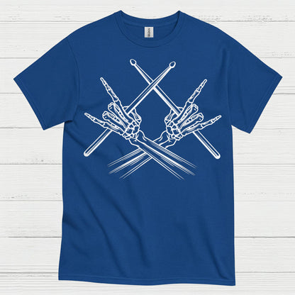 Skeleton Drummer T Shirt