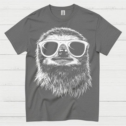 Cool Sunglasses Sloth Graphic T Shirt