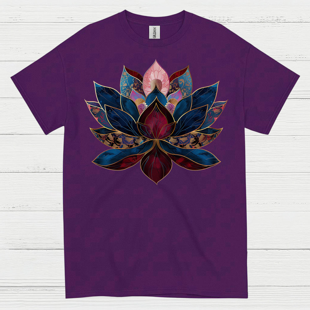 Sacred Lotus Mandala Yoga T Shirt