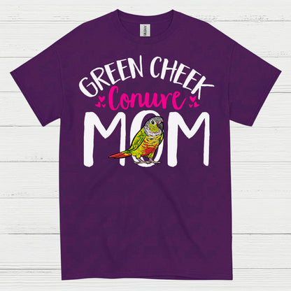 Green Cheek Conure Mom T Shirt
