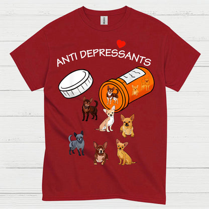 Funny Dog Anti Stress Graphic T Shirt
