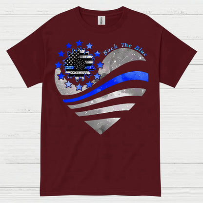 Back The Blue Thin Blue Line T Shirt