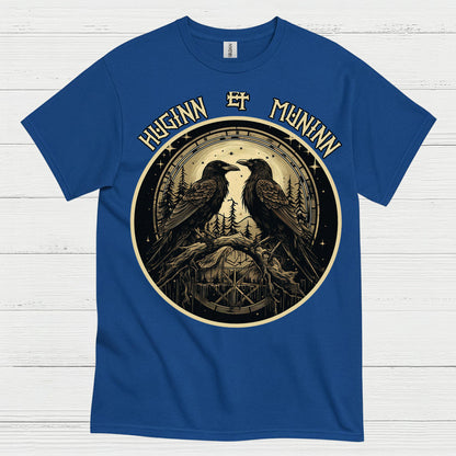 Huginn And Muninn Raven T Shirt