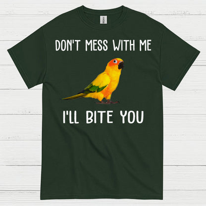 Don’t Mess With Me Funny Parrot T Shirt