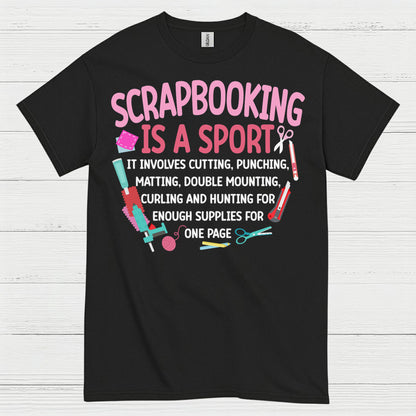 Scrapbooking Is A Sport Funny Crafting T Shirt