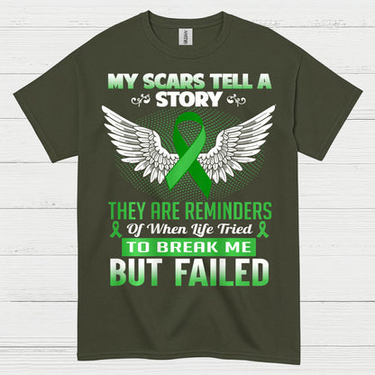 My Scars Tell A Story Strength Awareness T Shirt
