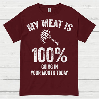 My Meat Is 100 Percent BBQ T Shirt