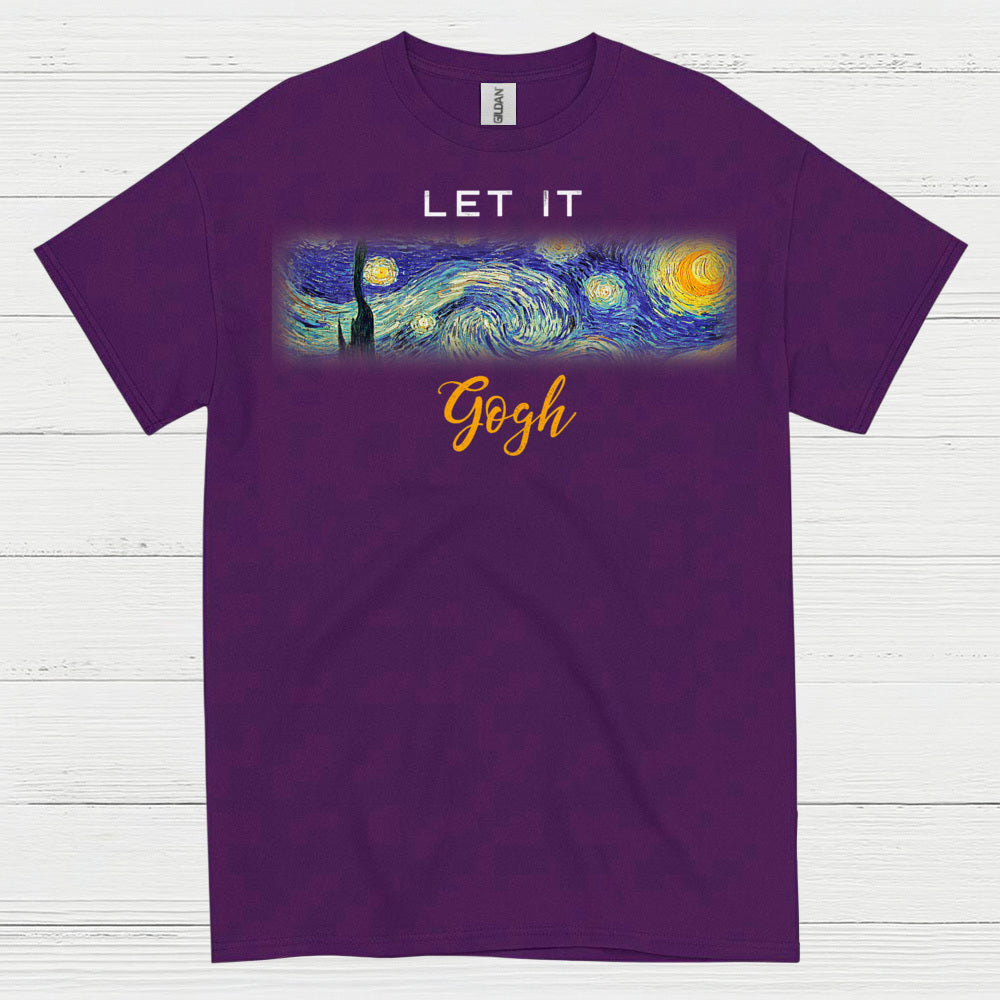 Let It Gogh Minimal Art T Shirt