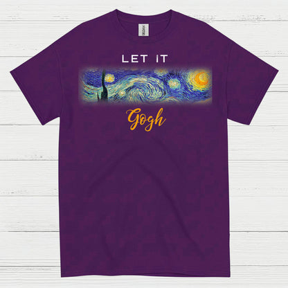 Let It Gogh Minimal Art T Shirt