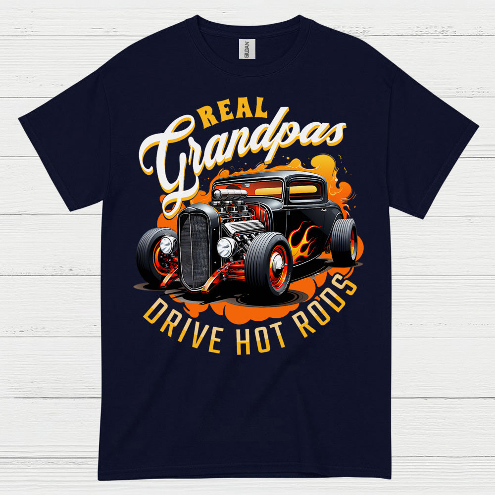 Real Grandpas Drive Hot Rods T Shirt