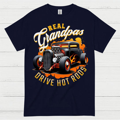 Real Grandpas Drive Hot Rods T Shirt