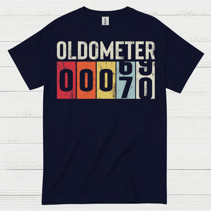Oldometer 70 Funny Birthday T Shirt