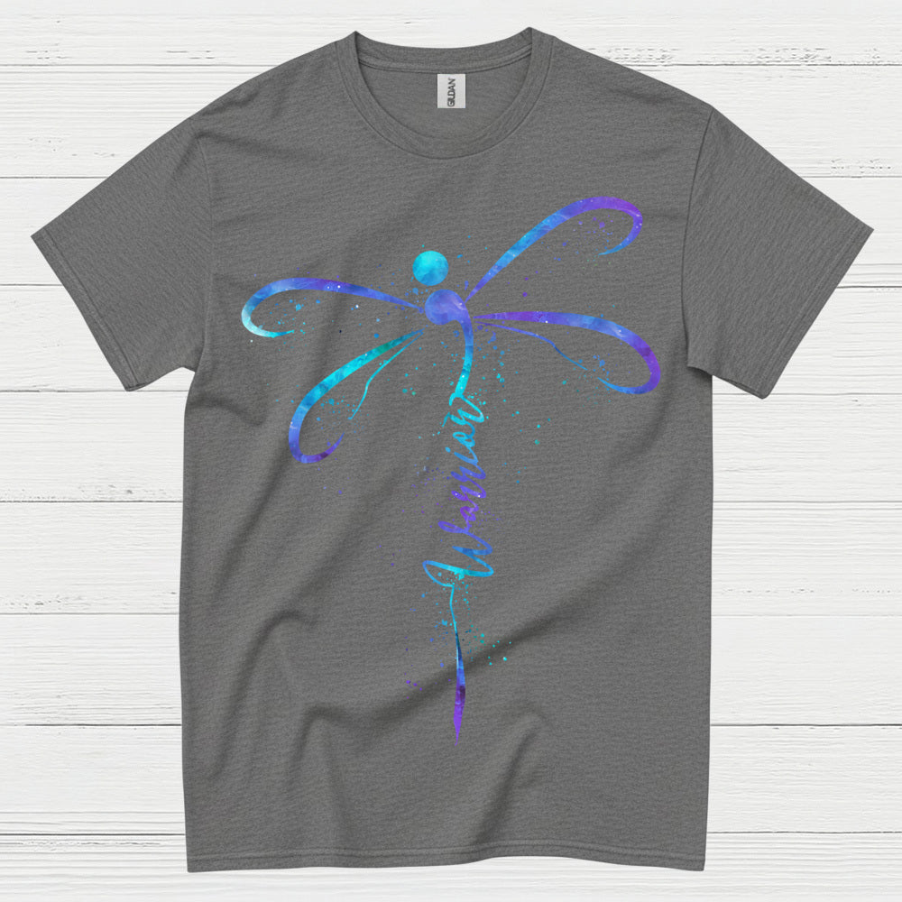 Semicolon Dragonfly Warrior T Shirt
