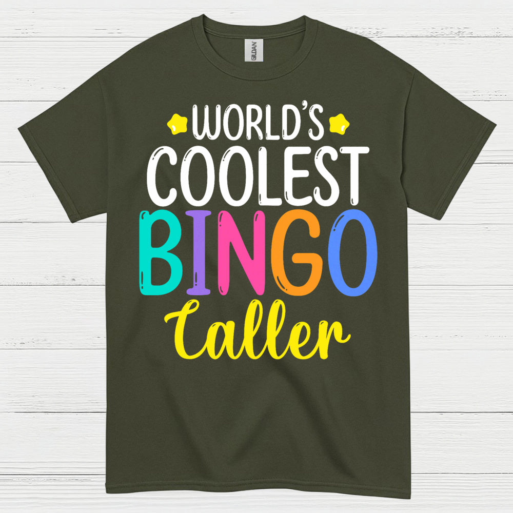 Worlds Coolest Bingo Caller T Shirt