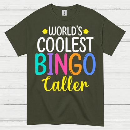 Worlds Coolest Bingo Caller T Shirt