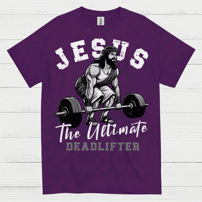 Jesus The Ultimate Deadlifter Faith T Shirt